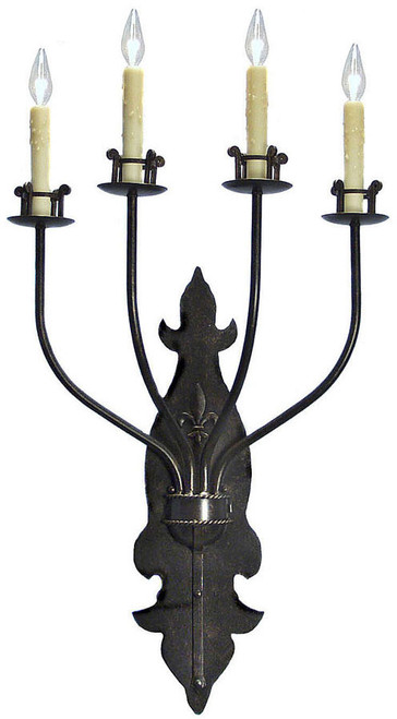 2nd Ave. 116296 Beatrice Traditional Gilded Tobacco Lighting Sconce