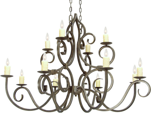 2nd Ave. 117787 Clayton Traditional Gilded Tobacco Chandelier Lighting