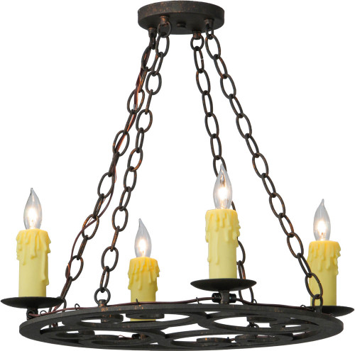 2nd Ave. 118125 Ashley Traditional Copper Rust Mini Chandelier Light