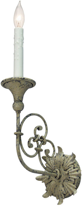 2nd Ave. 136315 Rachelle Traditional Flora Wall Light Sconce