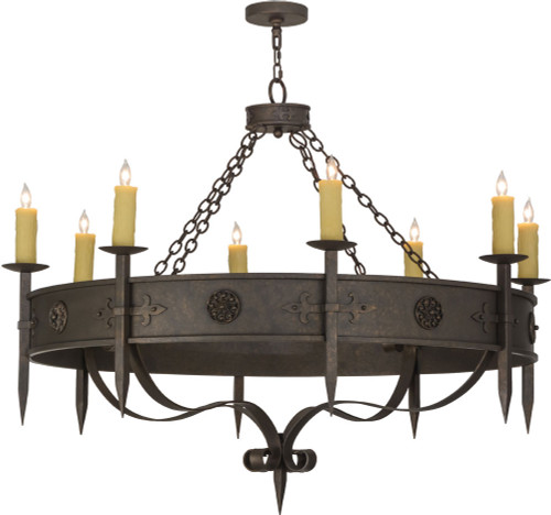 2nd Ave. 151522 Calandra Traditional Gilded Tobacco Chandelier Lighting
