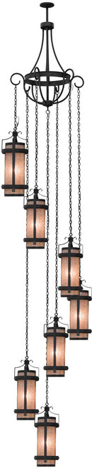 2nd Ave. 156603 Castellon Traditional Costello Black Multi Drop Lighting