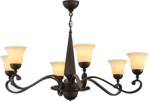 2nd Ave. 156673 Muirfield Traditional Classic Rust Chandelier Lamp