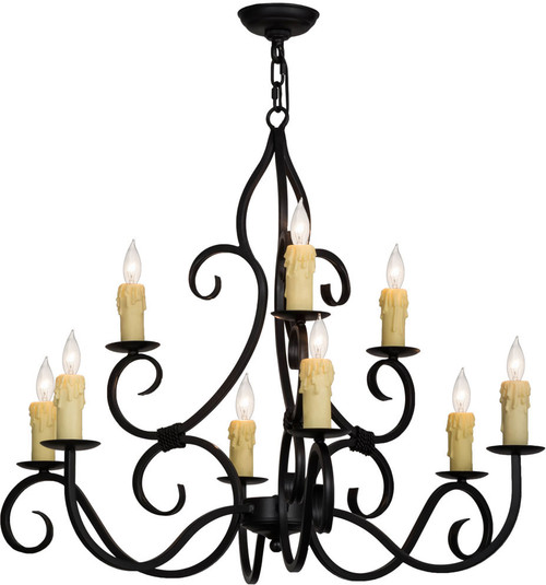 2nd Ave. 157462 Clayton Traditional Blackwash Ceiling Chandelier