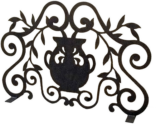2nd Ave. 162748 Urn Traditional Blackwash Fireplace Screen