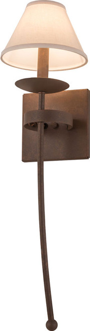 2nd Ave. 163389 Bechar Traditional Antique Rust Light Sconce