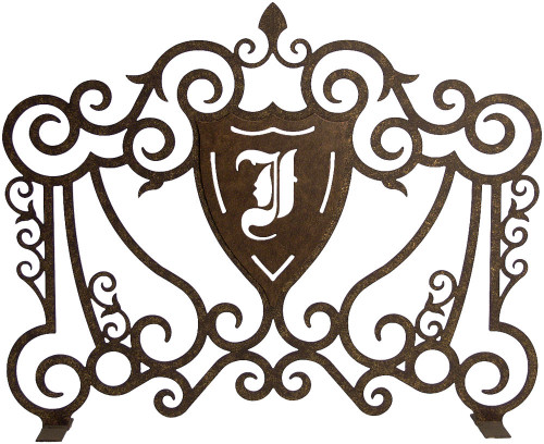 2nd Ave. 162753 Monogram Traditional Chestnut Fireplace Screen