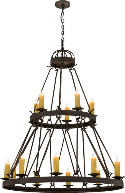 2nd Ave. 172303 Lakeshore Gilded Tobacco Chandelier Light