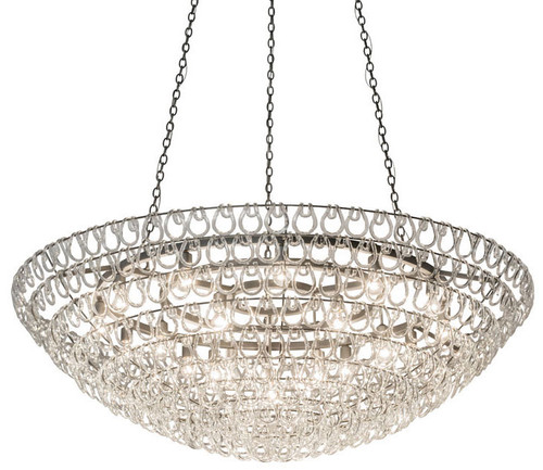 2nd Ave. 174096 Amelia Contemporary Pewter Drop Ceiling Lighting