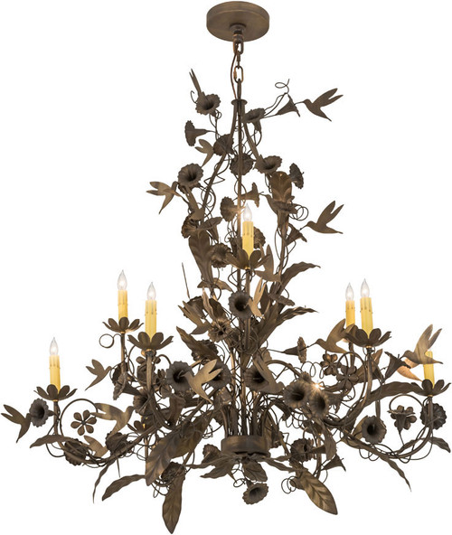 2nd Ave. 174872 Le Printemps Traditional Antique Brass Matte Lighting Chandelier