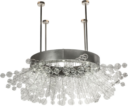 2nd Ave. 180733 Rhododendron Modern Nickel Hanging Lamp
