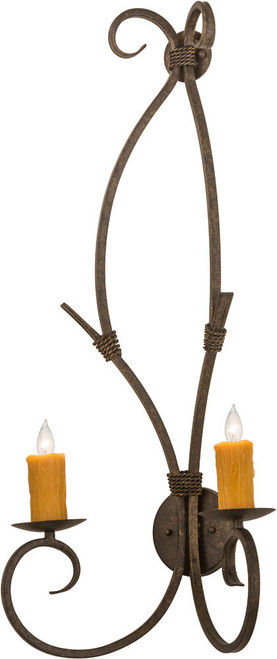 2nd Ave. 185881 Sienna Traditional Golden Bronze Wall Sconce Lighting