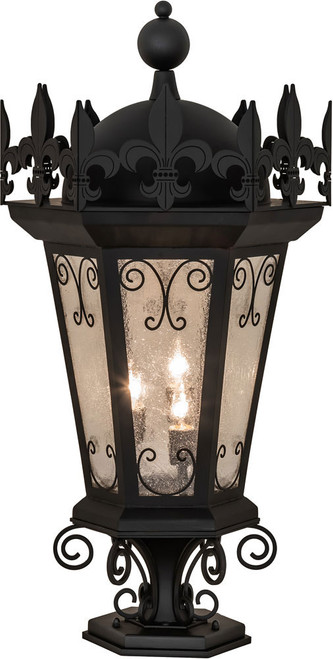 2nd Ave. 231586 Chaumont Traditional Anodized Effect Black Pier Mount