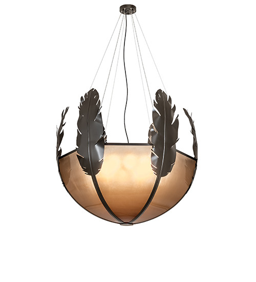 2nd Ave. Lighting 256600 Modern Statuary Bronze Metallic LED Hanging Lamp