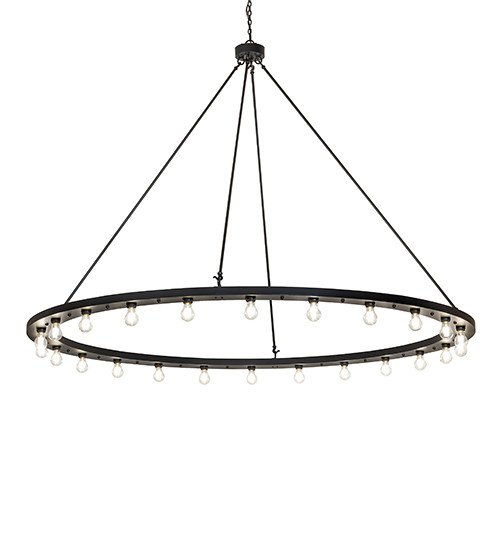 2nd Ave. Lighting 276590 Loxley Contemporary Solar Black Chandelier Lighting