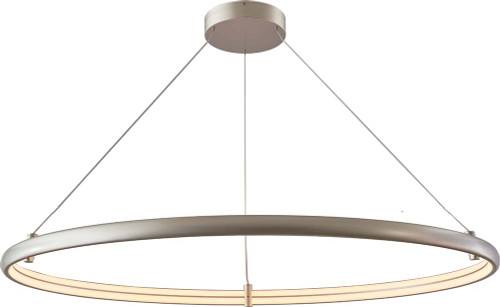 Abra 10010PN-TS Sling Modern Titanium Silver LED 48" Drop Ceiling Light Fixture