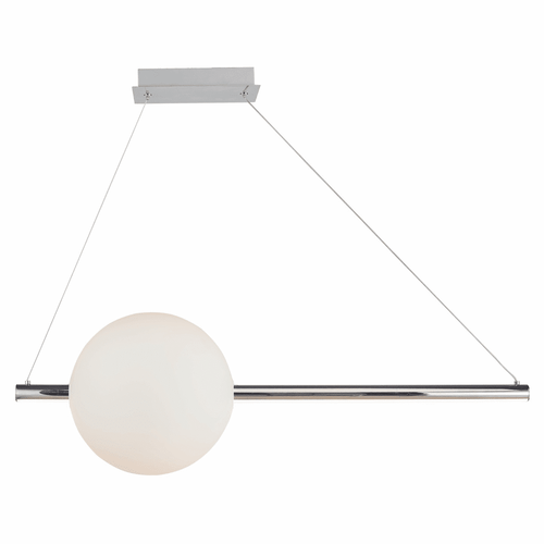 Abra 10023PN-CH Orb Contemporary Chrome LED Mini Pendant Lamp