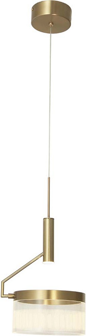 Abra 10101PN-BB Fleming Contemporary Brushed Bronze LED Mini Lighting Pendant