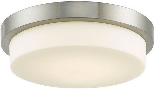Abra 30015FM-BN Step Contemporary Brushed Nickel LED 13" Ceiling Lighting Fixture