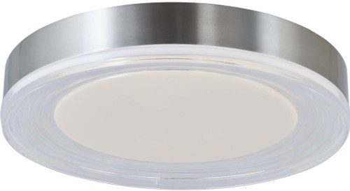 Abra 30044FM-BN-Waves Waves Modern Brushed Nickel LED 16" Ceiling Light Fixture