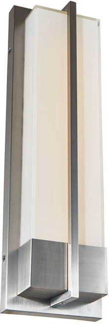 Abra 50017ODW-316STS Neutron Modern Stainless Steel LED Outdoor Wall Light Sconce
