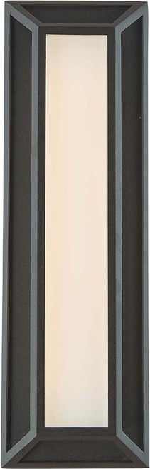 Abra 50085ODW-MB Cell Modern Matte Black LED Exterior Wall Sconce