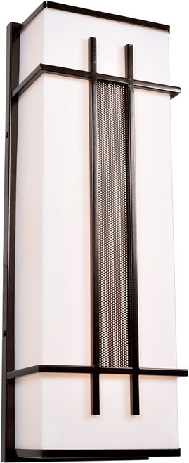 Access 20100LEDDMG-BRZ-ACR Tuxedo Contemporary Bronze LED Outdoor Small Wall Light Fixture