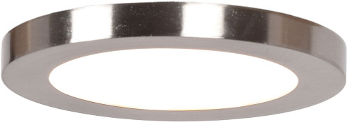 Access 20810LEDD-BS-ACR Disc Modern Brushed Steel LED 5.5" Flush Mount Light Fixture