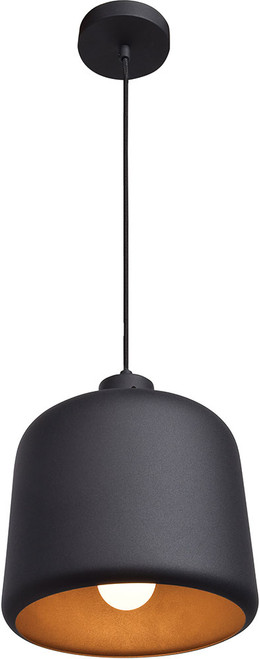 Access 23778LEDDLP-MBL-MGL Nostalgia Modern Matte Black LED Mini Pendant Light Fixture