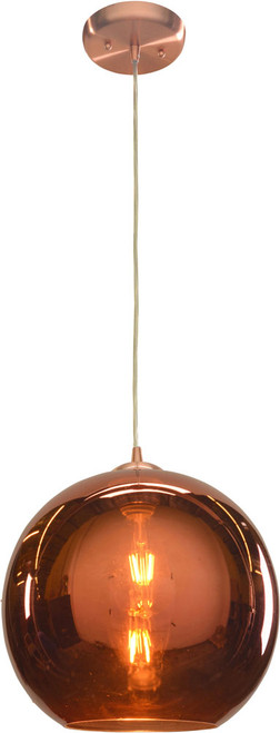 Access 28102LEDDLP-BCP/CP Glow Modern Brushed Copper LED Lighting Pendant