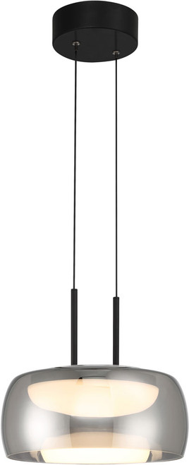 Access 28986LEDD-MBL/SMK Chloe Modern Matte Black LED Hanging Light