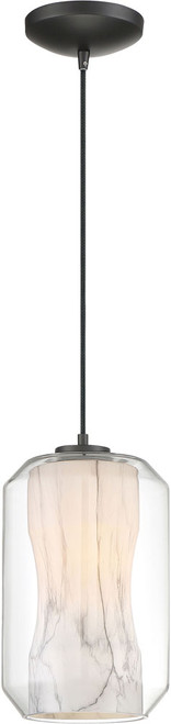 Access 29010LEDDLP-BL/WMB I-Biza Modern Black LED Mini Hanging Light