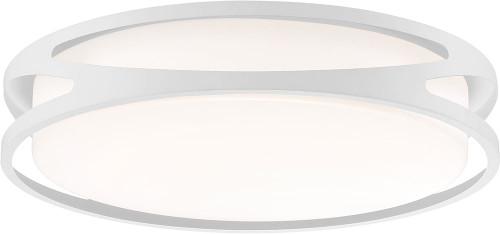 Access 49991LEDD-WH-ACR Lucia Modern White LED 18" Flush Lighting