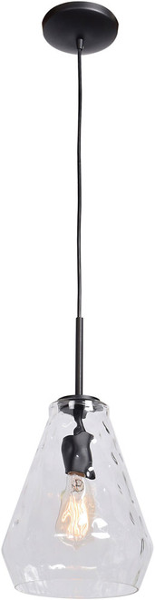 Access 50937LEDDLP-BL/CLR Simplicite Modern Black LED Mini Pendant Lighting