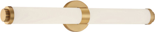 Access 62531LEDD-BG/OPL Aqua Modern Brushed Gold LED 25" Bathroom Lighting Sconce