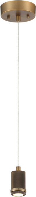 Access 63139LEDD-ABB Port Nine Stark Contemporary Antique Brushed Brass LED Mini Pendant Hanging Light