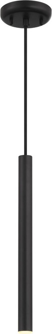 Access 72022LEDD-MBL/ACR Pipeline Modern Matte Black LED Mini Pendant Lamp