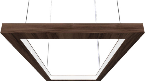 Accord Lighting 1378LED.18 Frame Contemporary American Walnut LED Hanging Light Fixture