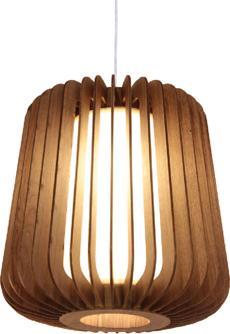 Accord Lighting 1426.06 Stecche Di Legno Modern Imbuia LED 8" Mini Pendant Lamp