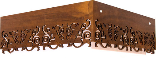 Accord Lighting 5003LED Patterns Imbuia LED 18" Flush Ceiling Light Fixture