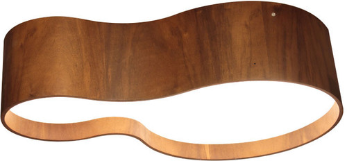 Accord Lighting 5064LED.06 Organic Contemporary Imbuia LED Flush Mount Light Fixture