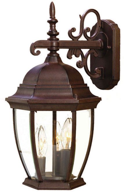 Acclaim Lighting 5032BW Wexford Traditional Burled Walnut Outdoor Wall Light Sconce