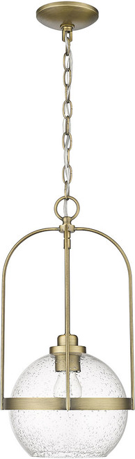 Acclaim Lighting IN10010ATB Devonshire Modern Antique Brass Mini Pendant Light
