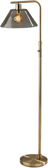 Adesso 3798-21 Zoe Antique Brass Lighting Floor Lamp