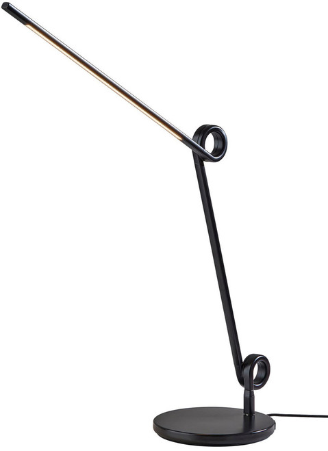 Adesso AD9102-01 Knot Contemporary Black LED Table Top Lamp