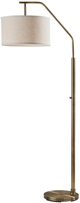 Adesso SL1140-21 Max Antique Brass Floor Lighting