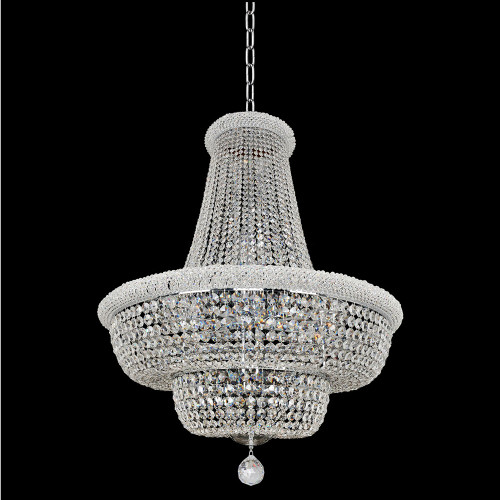 Allegri 020972-010-FR001 Napoli Polished Chrome Firenze Clear 34" Drop Lighting Fixture