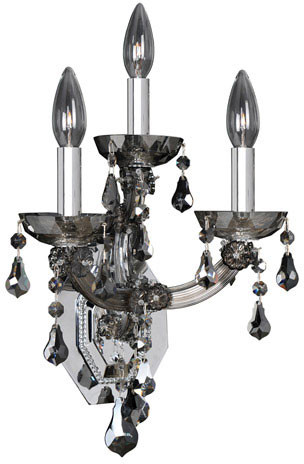 Allegri 023423-010-FR006 Brahms Crystal Chrome Wall Lighting