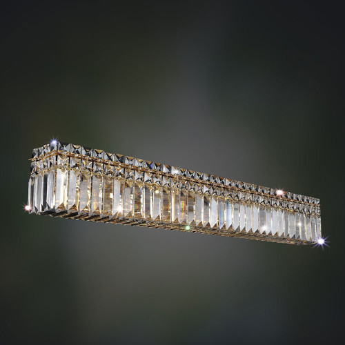 Allegri 026221-018-FR001 Vanita Crystal 18K Gold 34" Bathroom Lighting Fixture