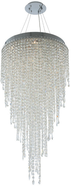 Allegri 028256-010-FR001 Tenuta Polished Chrome Drop Lighting Fixture